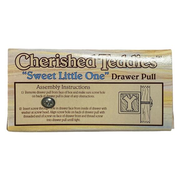 Cherished Teddies 1996 Drawer Pull Baby Block 203750 - MIP - Picture 5 of 6